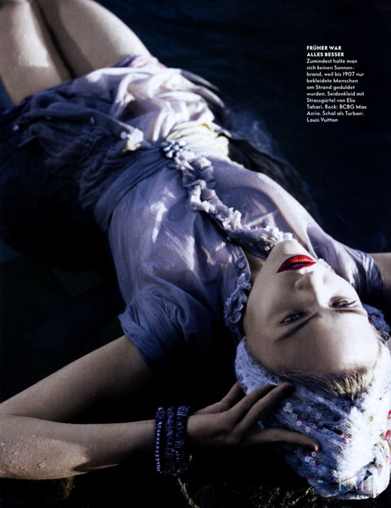 Sasha Pivovarova featured in Ordentlich Gestrandet, May 2007