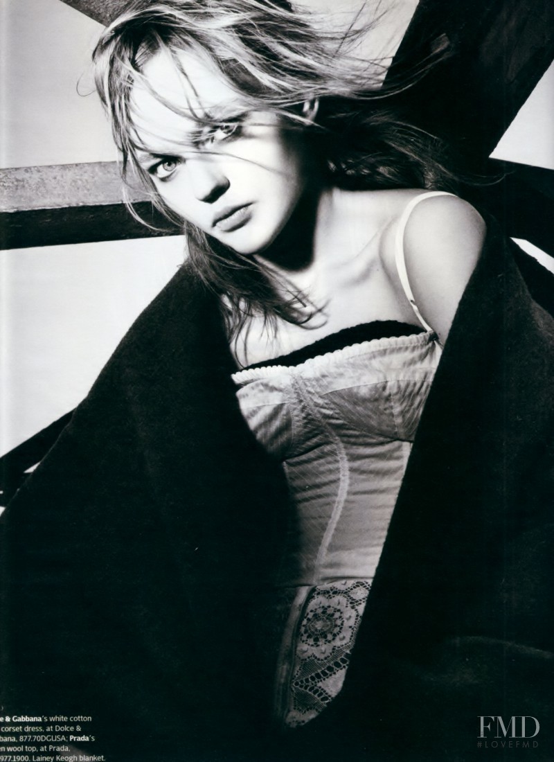 Sasha Pivovarova featured in Cornwall, May 2006