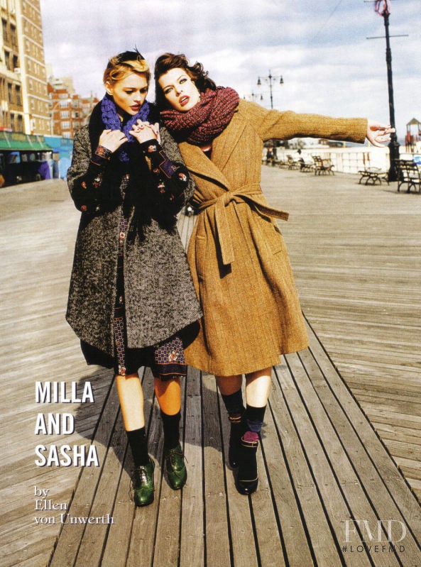 Milla Jovovich featured in Milla and Sasha, July 2009