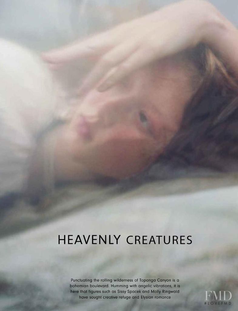 Sara Grace Wallerstedt featured in Heavenly Creatures, February 2017