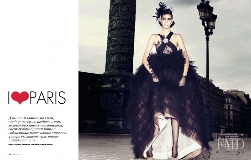 Emina Cunmulaj featured in I Love Paris, December 2009