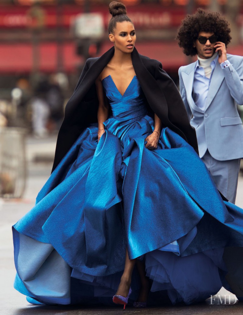 Cindy Bruna featured in Views: Haute Couture, March 2017
