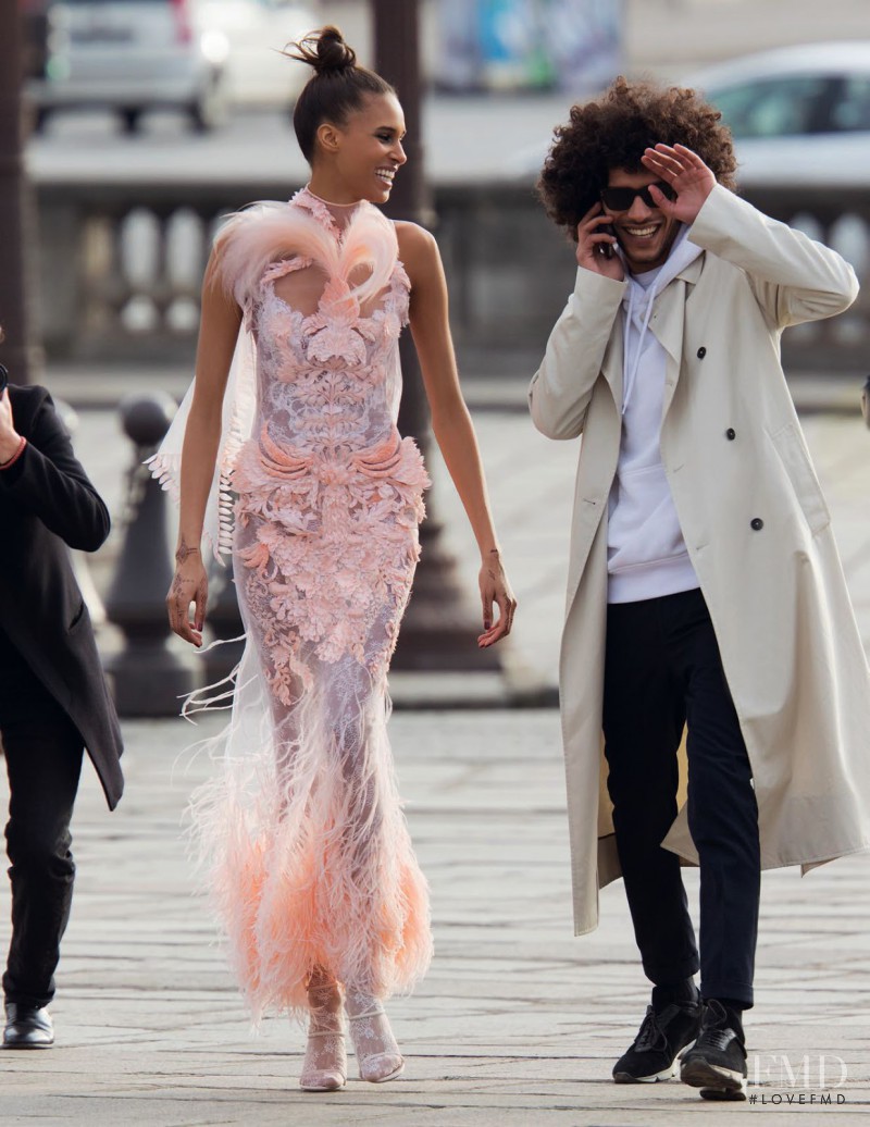 Cindy Bruna featured in Views: Haute Couture, March 2017