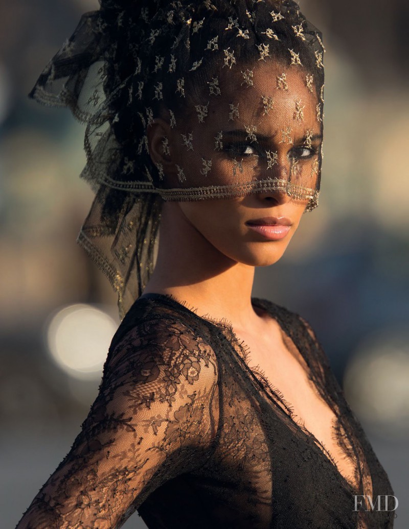 Cindy Bruna featured in Views: Haute Couture, March 2017