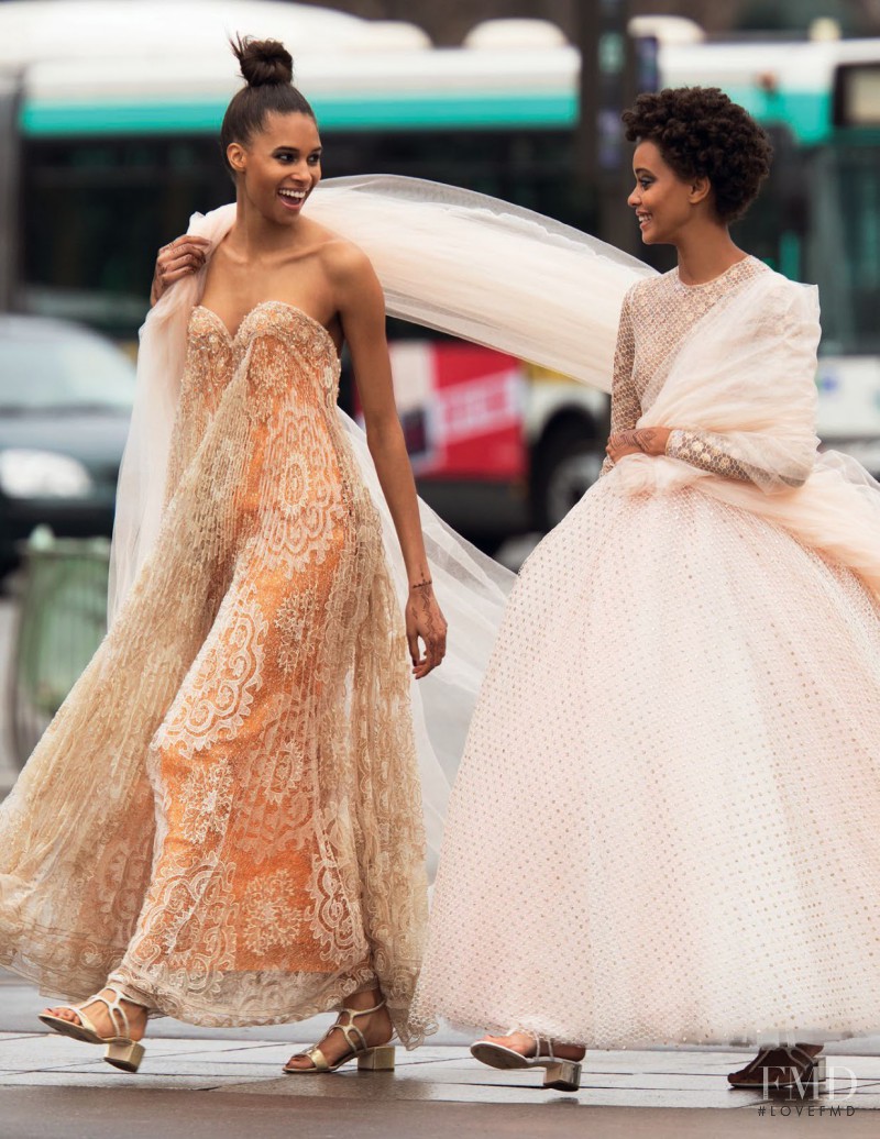 Cindy Bruna featured in Views: Haute Couture, March 2017