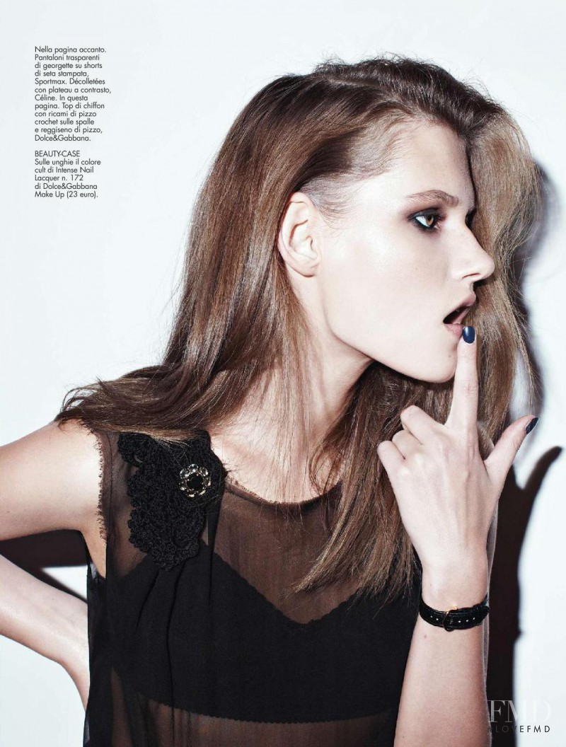 Giedre Dukauskaite featured in Paris La Nuit, May 2012