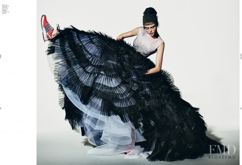 Vlada Roslyakova featured in Sporting Couture, April 2012