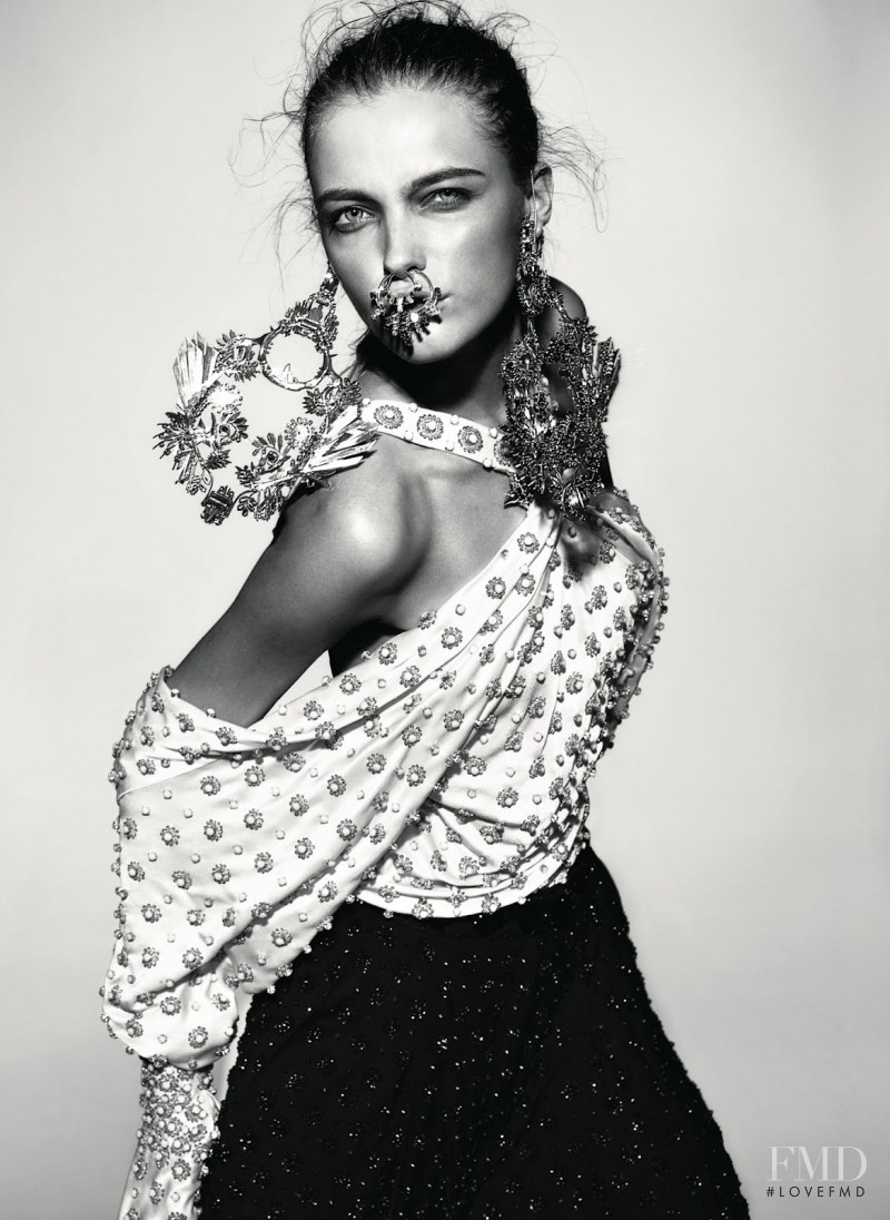 Vlada Roslyakova featured in Sporting Couture, April 2012