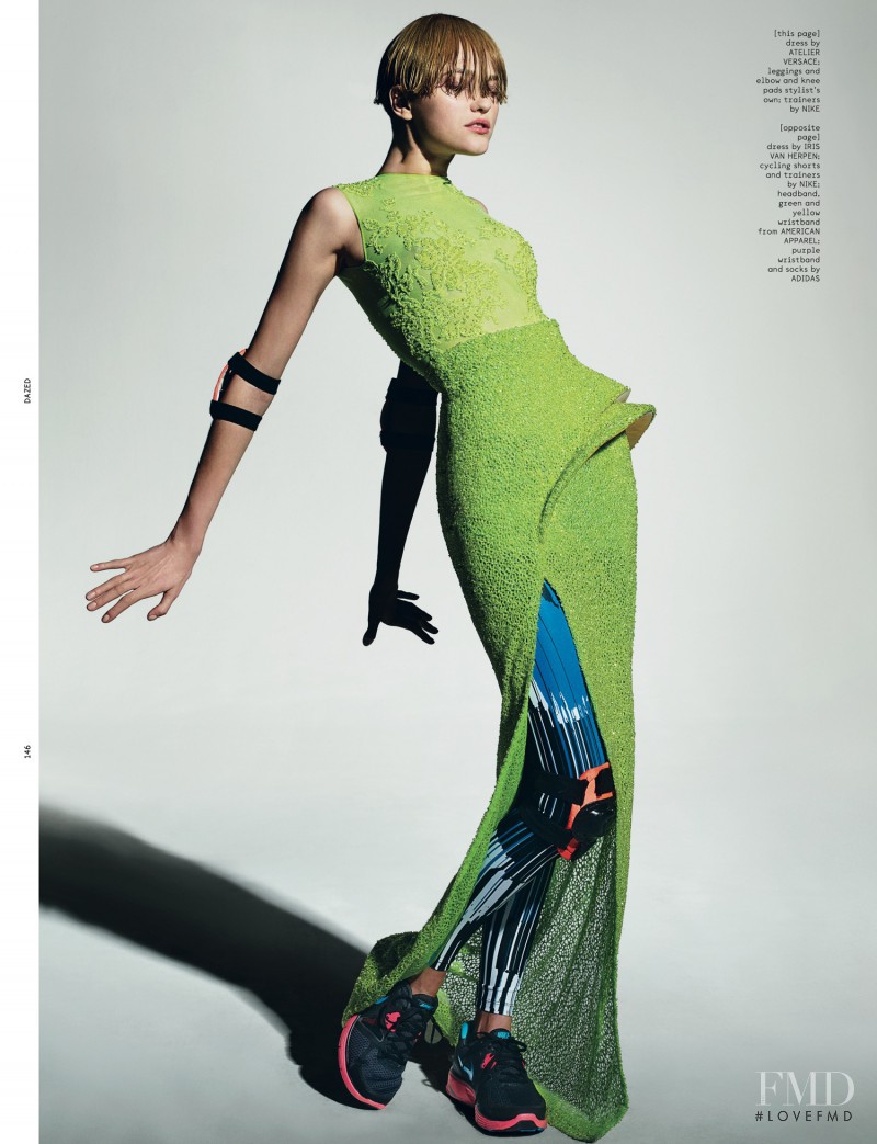 Vlada Roslyakova featured in Sporting Couture, April 2012