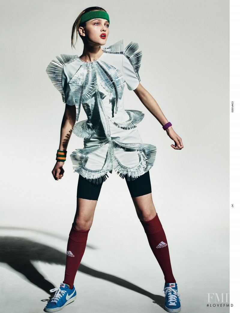 Vlada Roslyakova featured in Sporting Couture, April 2012