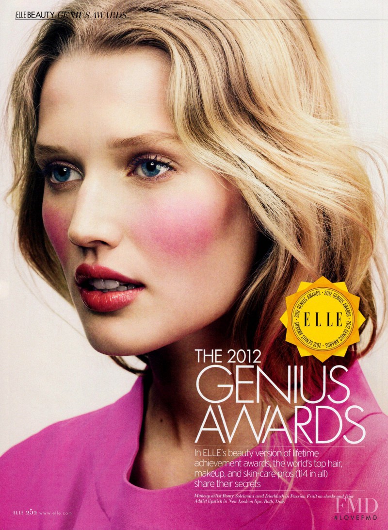 Toni Garrn featured in The 2012 Genius Awards, April 2012