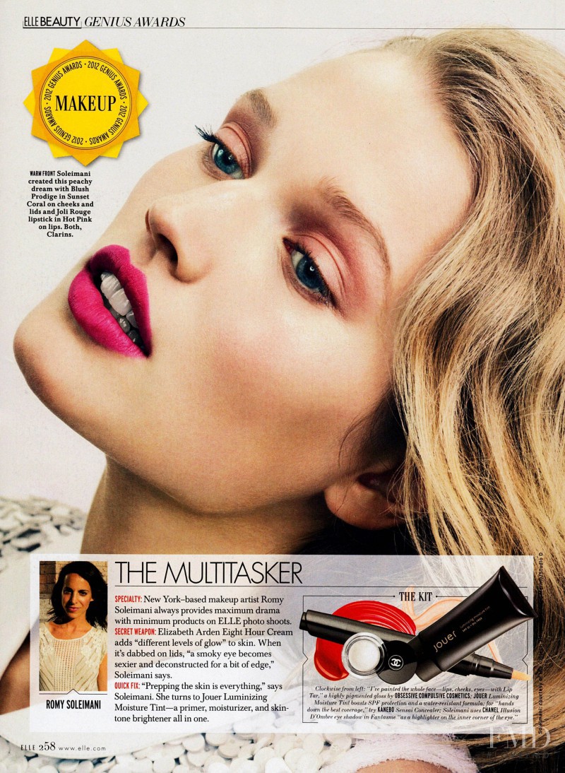 Toni Garrn featured in The 2012 Genius Awards, April 2012