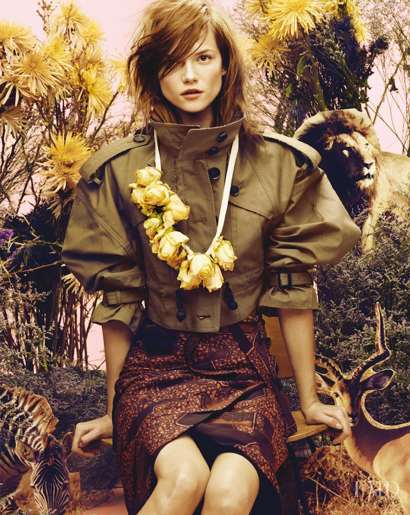 Kasia Struss featured in Safari Flower, February 2012