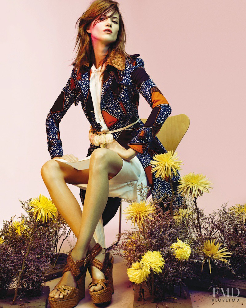 Kasia Struss featured in Safari Flower, February 2012