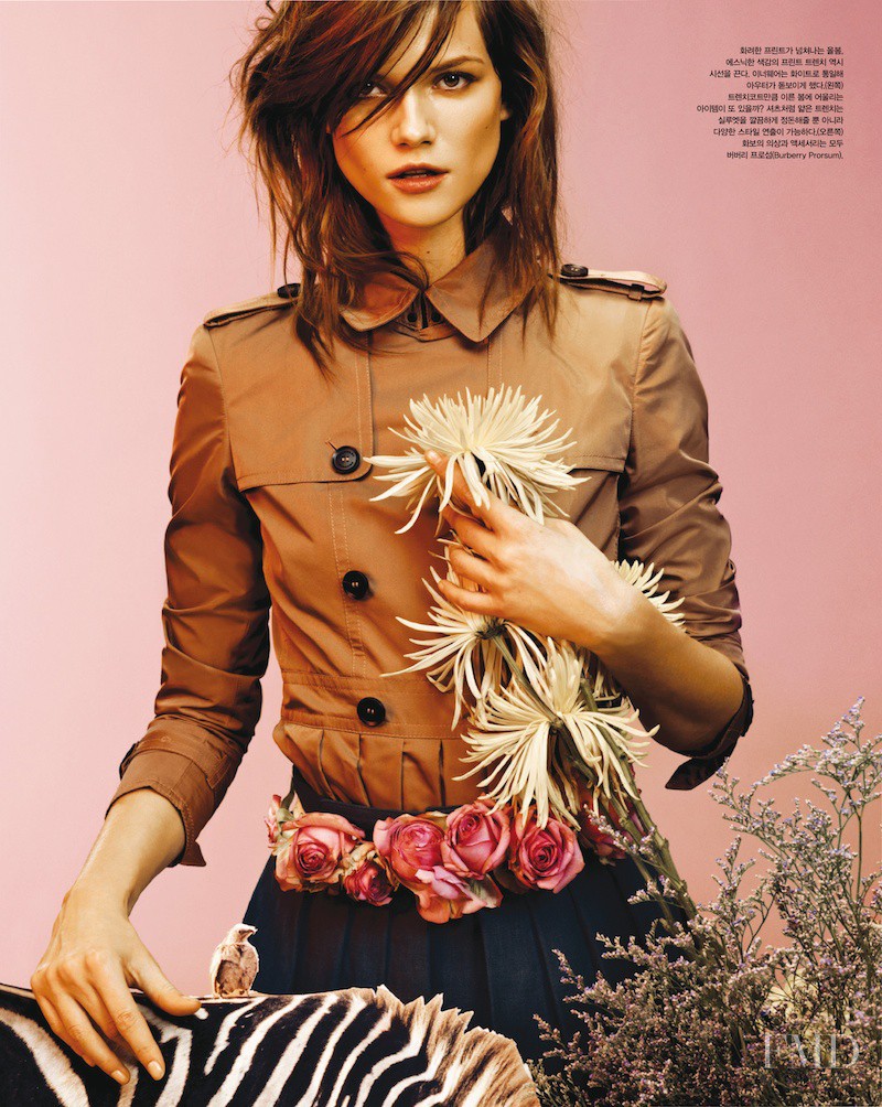 Kasia Struss featured in Safari Flower, February 2012