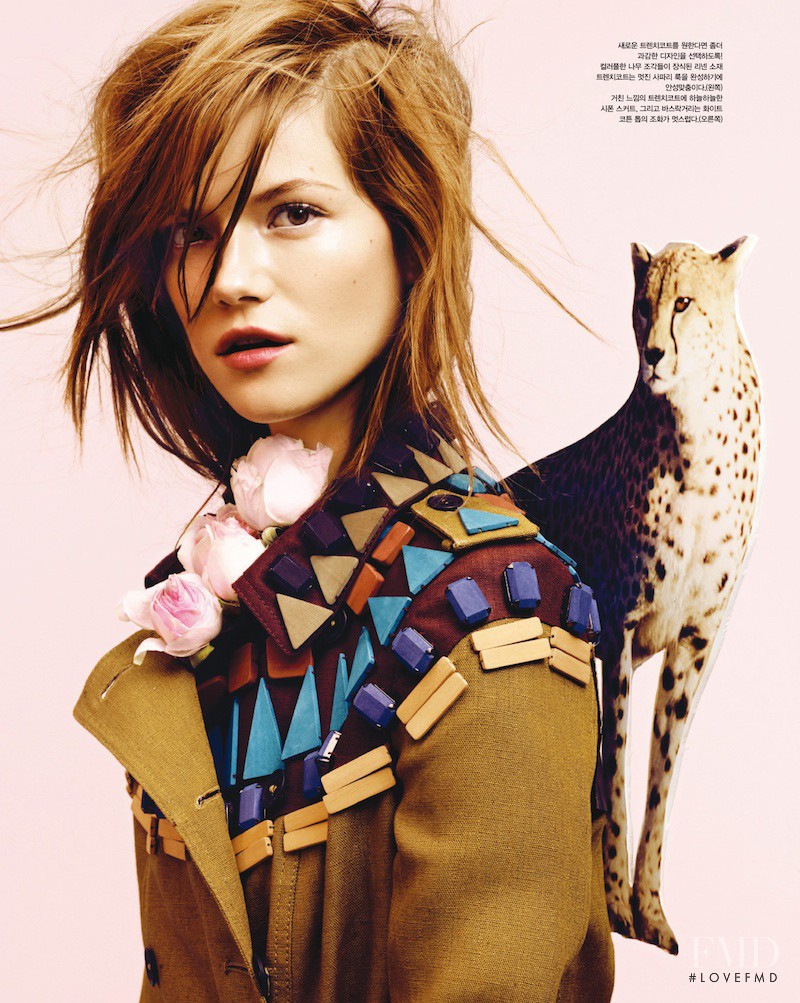 Kasia Struss featured in Safari Flower, February 2012