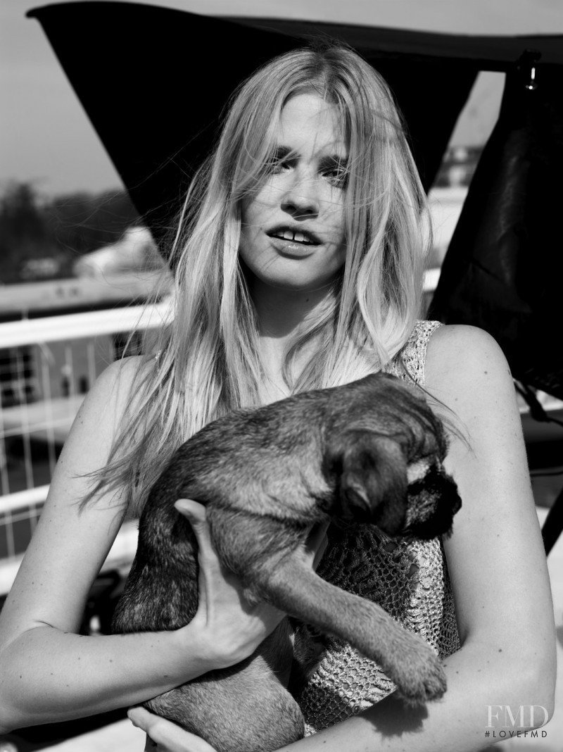 Lara Stone featured in In Your Eyes, May 2012