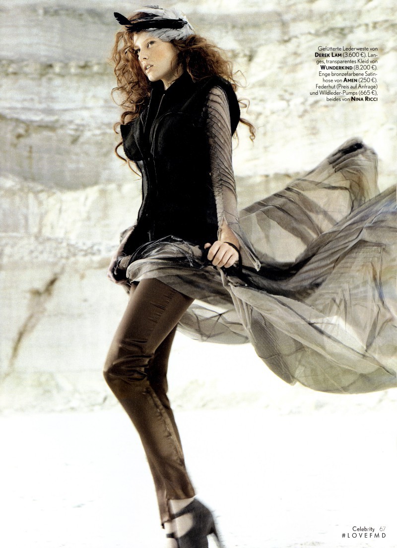 Barbara Meier featured in Girl On The Rocks, November 2007