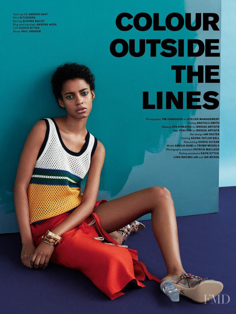 Amelia Rami featured in Colour Outside The Lines, June 2016