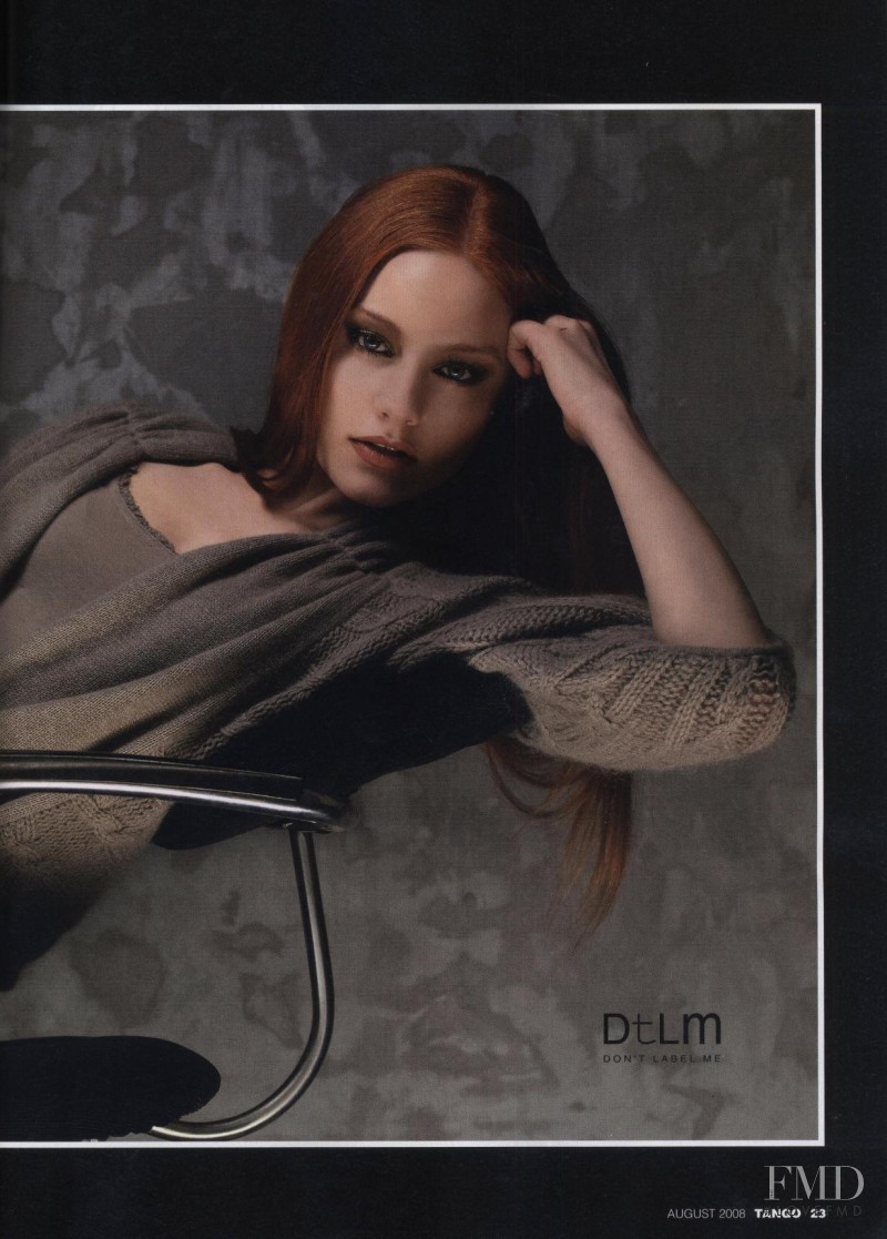 Barbara Meier featured in Lovely Cashmere, August 2008