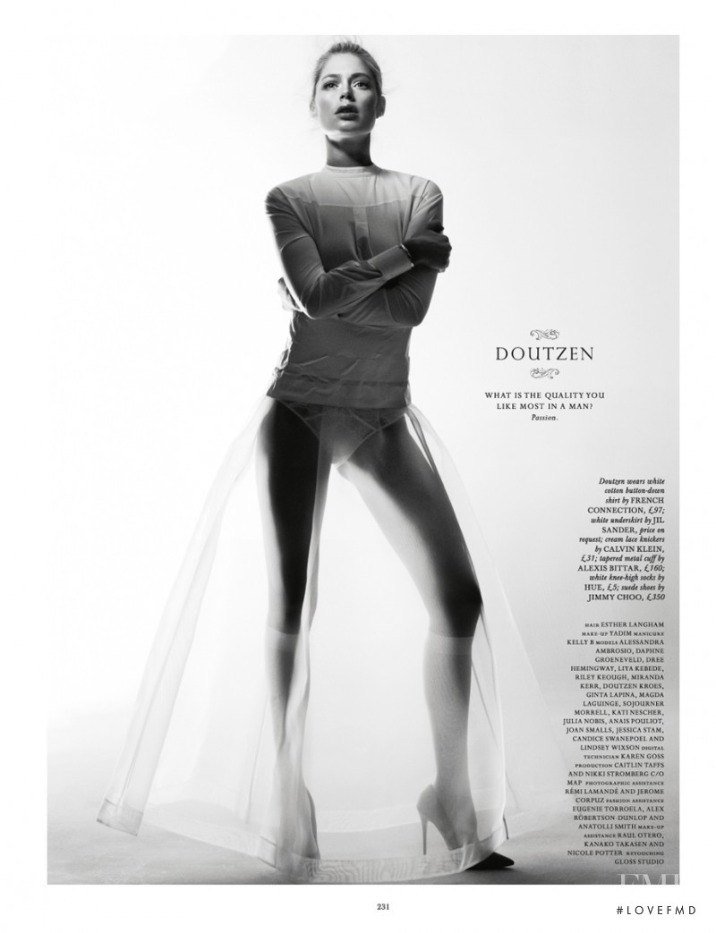 Doutzen Kroes featured in Bedlam, March 2012