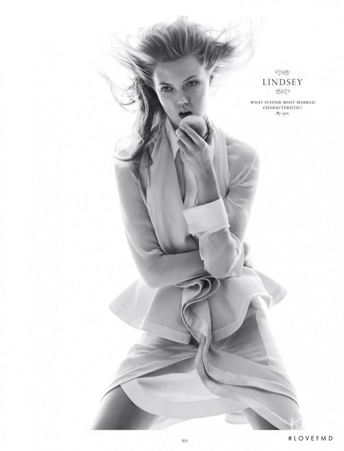Lindsey Wixson featured in Bedlam, March 2012