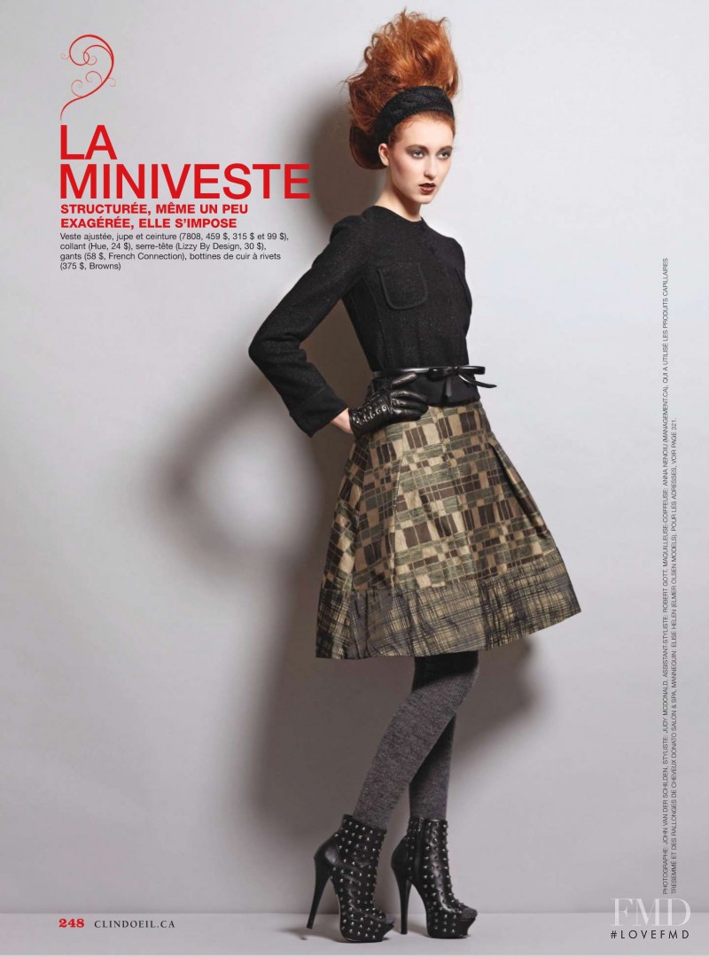 Elise Hélène Gatschene featured in Les 10 Pièces Maîtresses De La Saison, September 2010