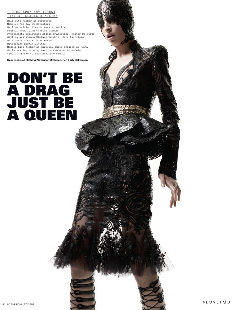 Daga Ziober featured in Don\'t Be a Drag, Just Be a Queen, March 2012