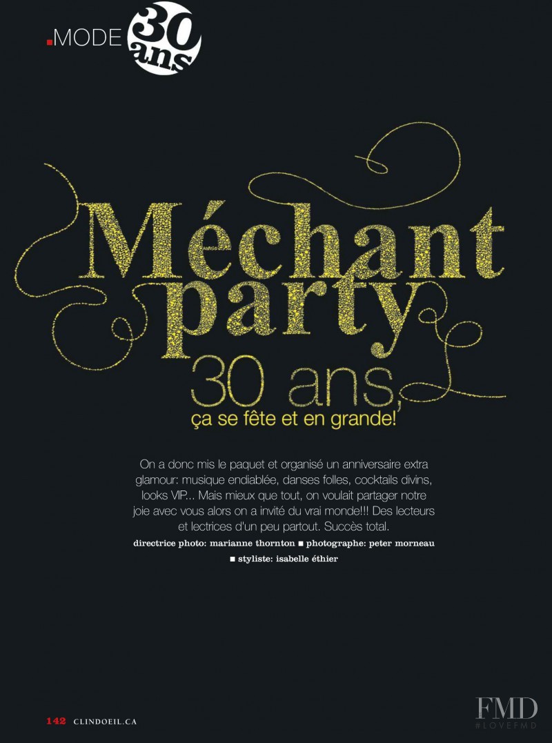 Méchant Party, September 2010