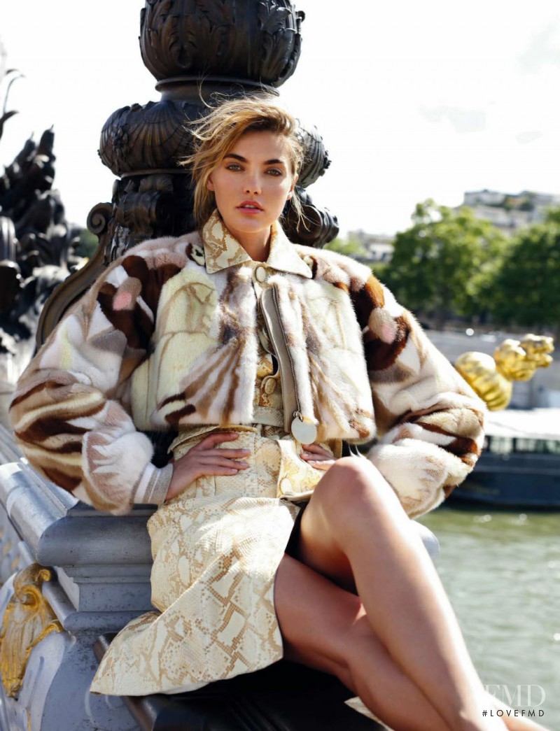 Alina Baikova featured in Paris Mon Amour, September 2016