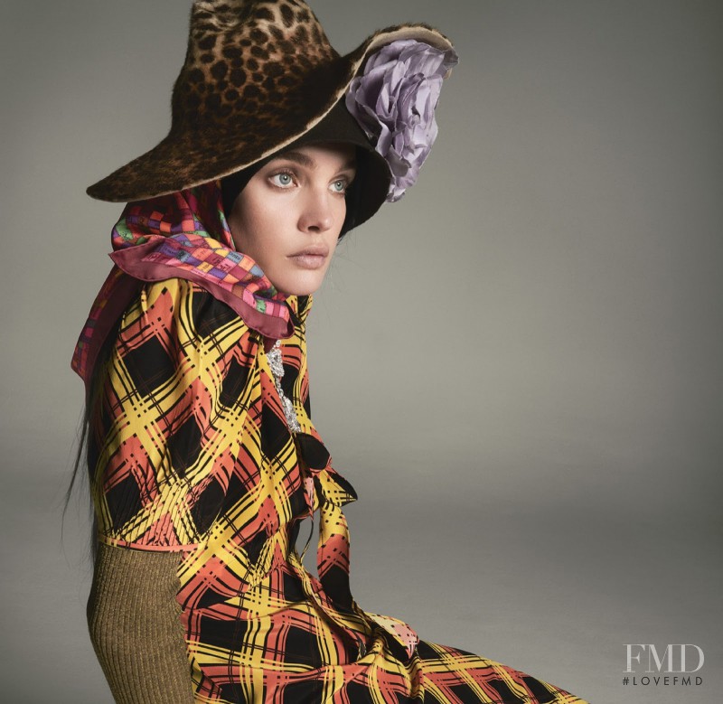 Natalia Vodianova featured in A Woman Of Many Hats, June 2017