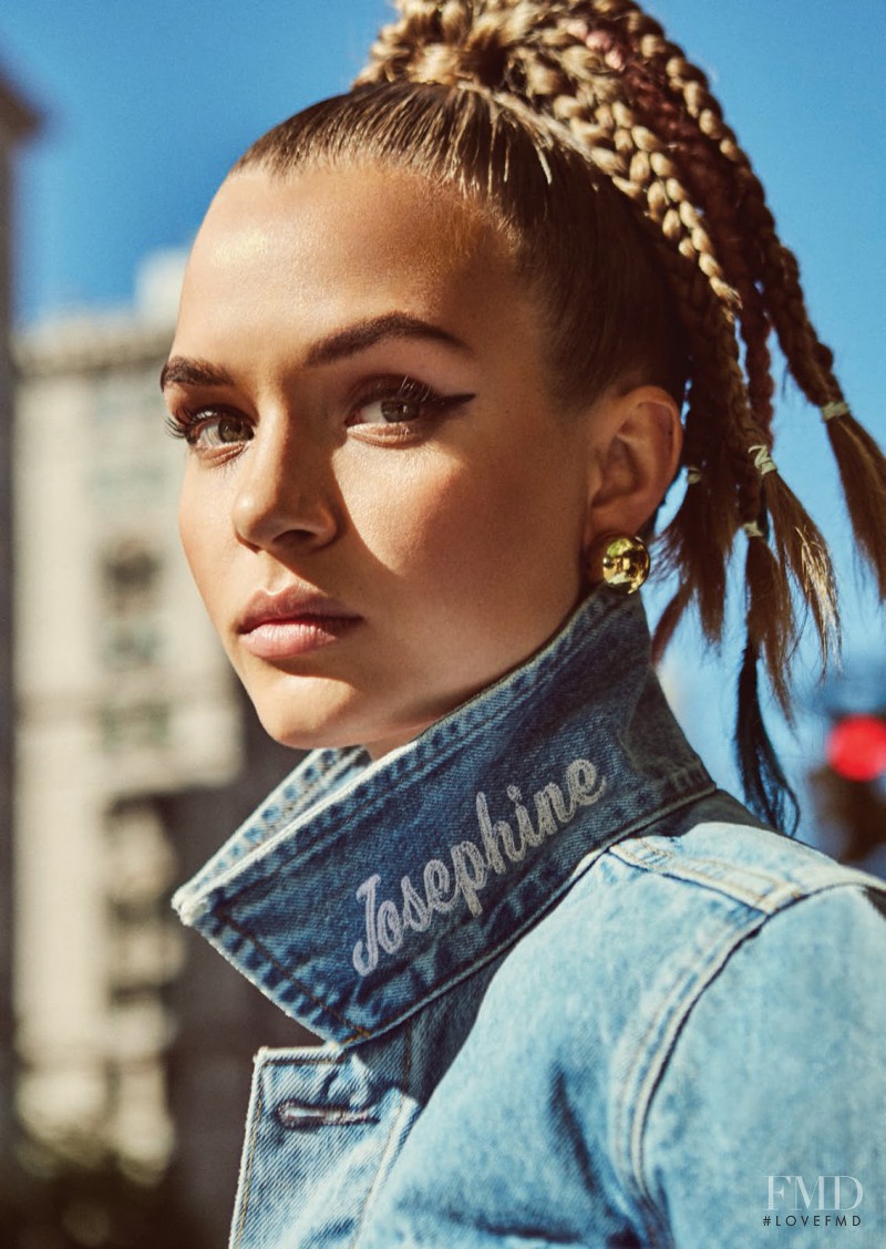 Josephine Skriver featured in The Woman Eliminates the Boundaries, June 2017