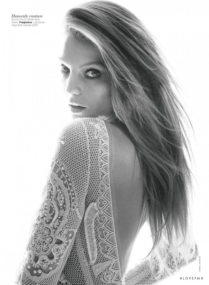 Daria Werbowy featured in All In The Swim, June 2012