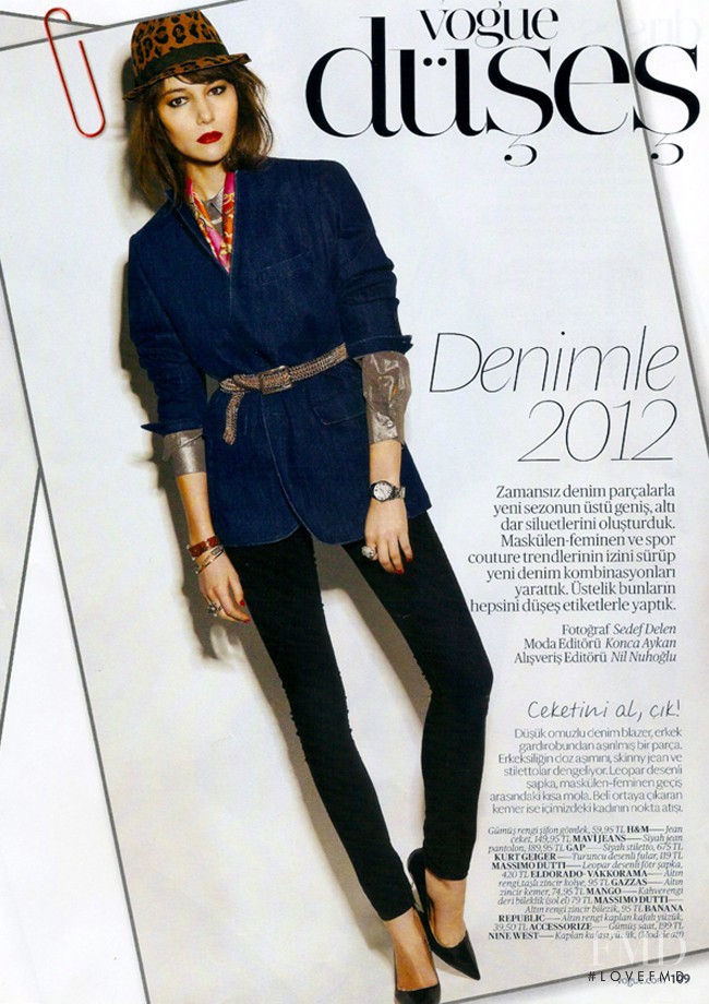 Anna Fath featured in The Denim, February 2012
