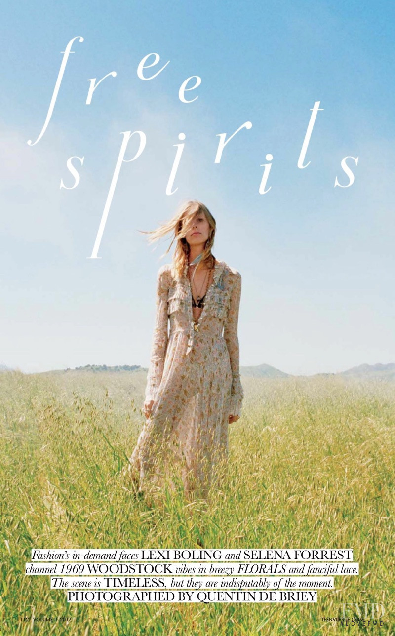 Lexi Boling featured in Free Spirits, June 2017