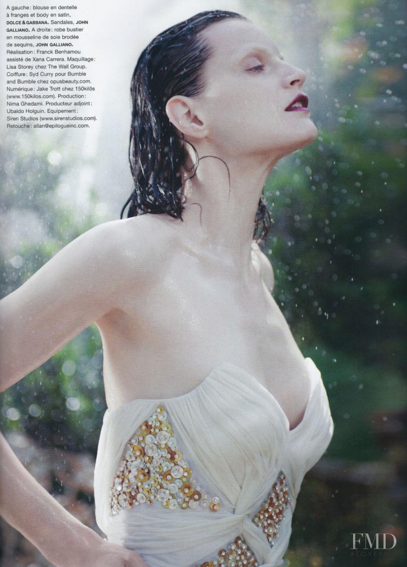 Guinevere van Seenus featured in La Dame du Lac, June 2010