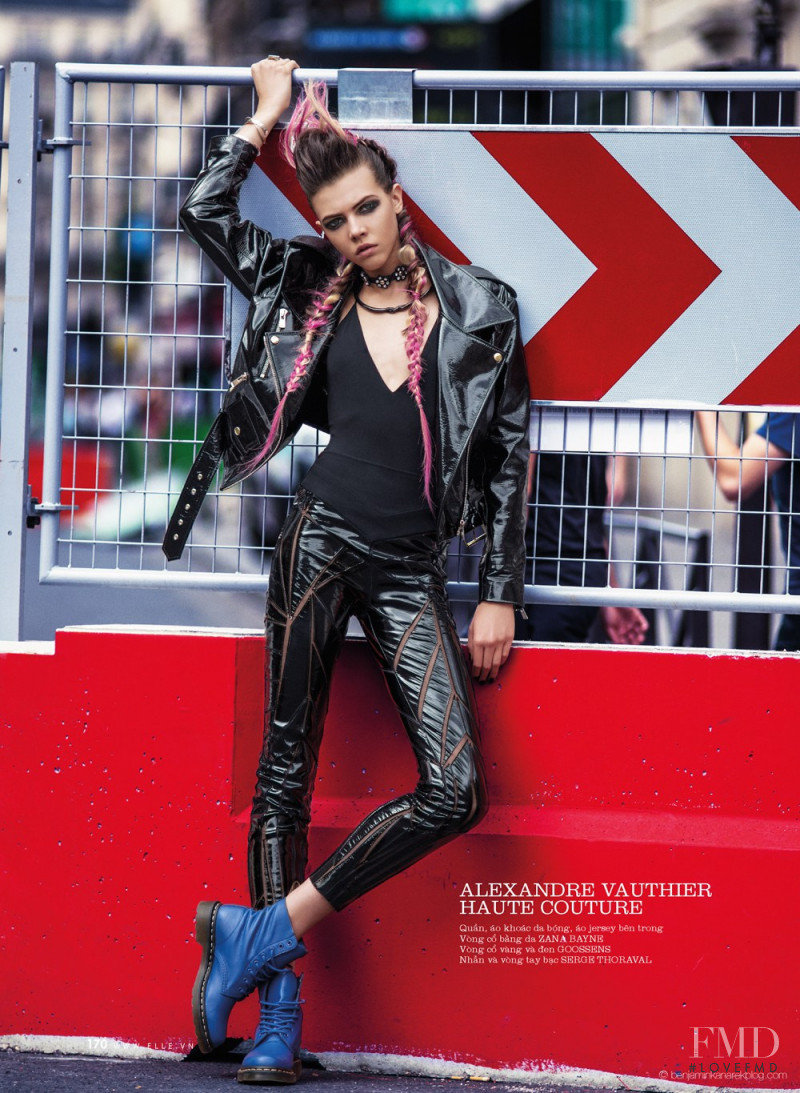 Lea Julian featured in Rebel Couture, December 2015