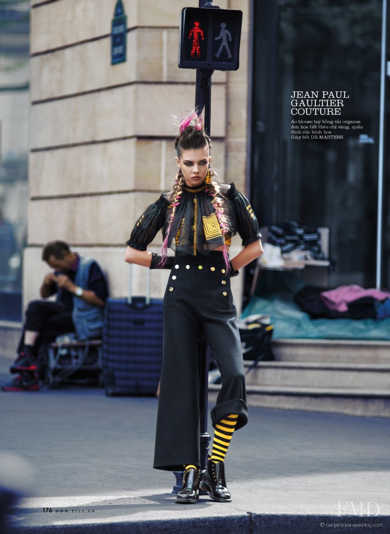 Lea Julian featured in Rebel Couture, December 2015