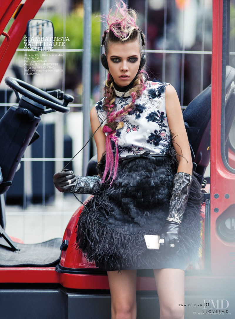 Lea Julian featured in Rebel Couture, December 2015
