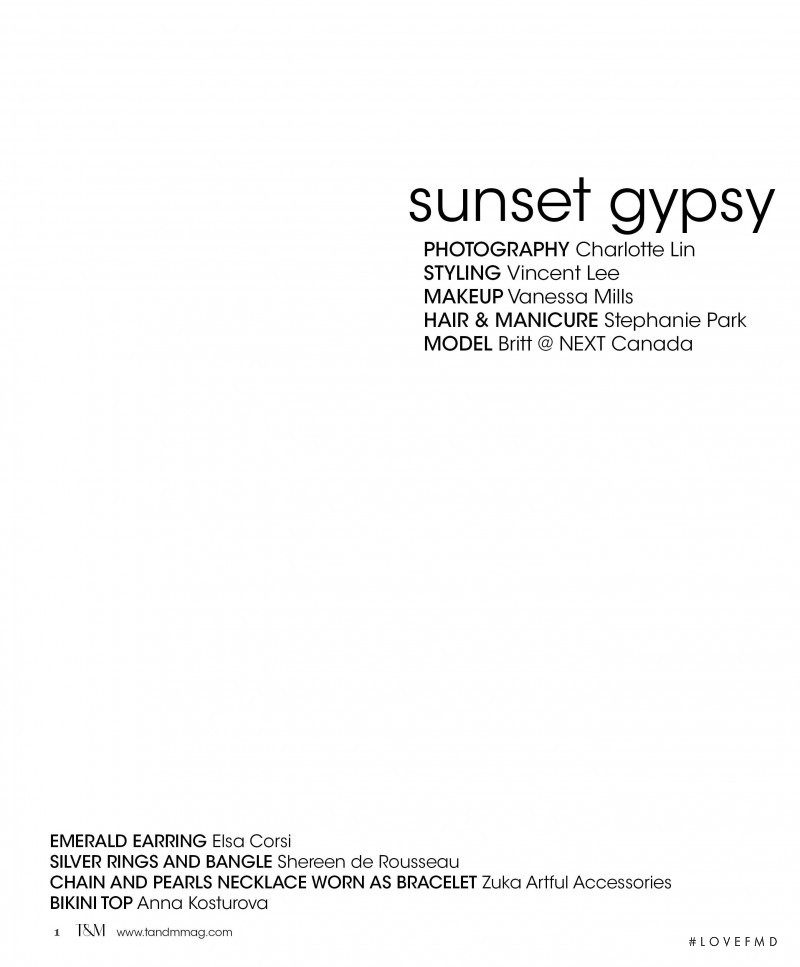 Sunset Gypsy, March 2011