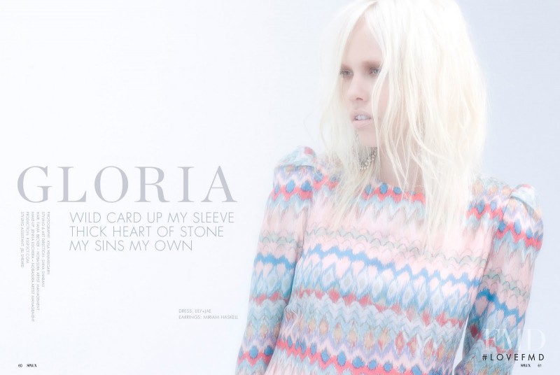 Britt Schafer featured in Gloria, August 2010