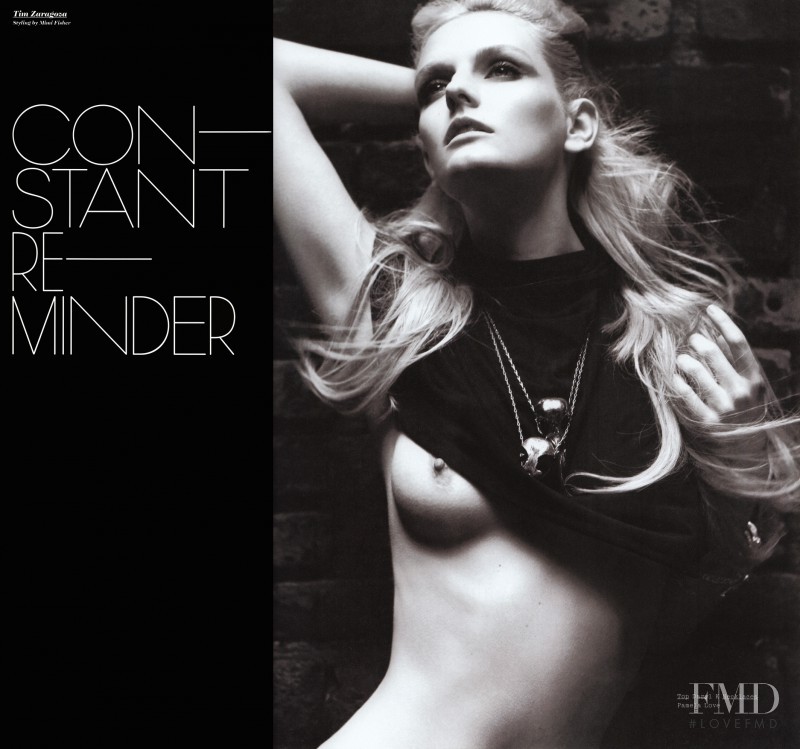 Lydia Hearst featured in Constant Reminder, June 2010