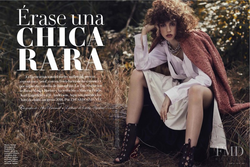 Mayka Merino featured in Erase una Chica Rara, September 2016