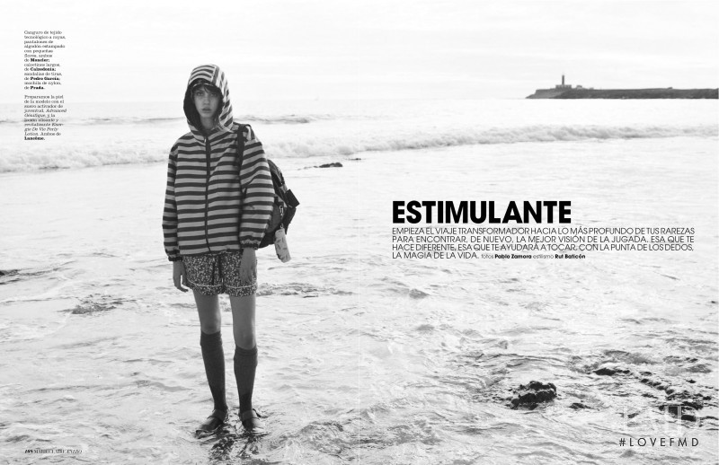 Mayka Merino featured in Estimulante, January 2017