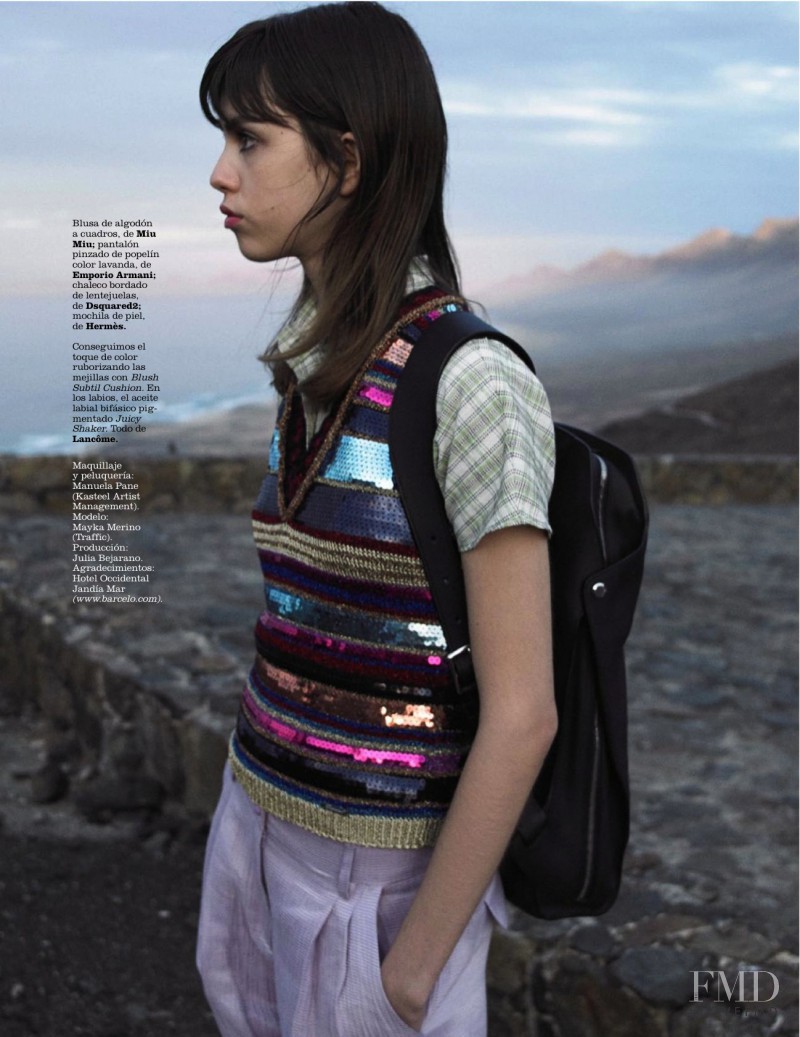 Mayka Merino featured in Estimulante, January 2017