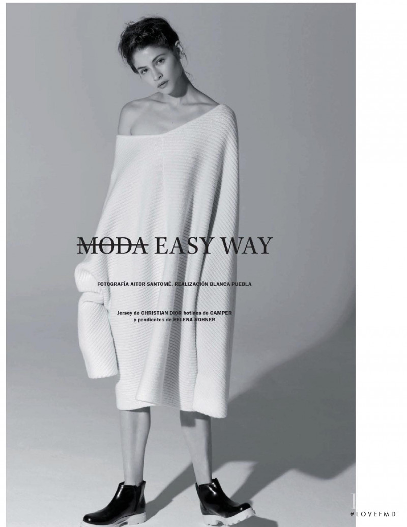 Alba Galocha featured in Moda Easy Way, September 2014