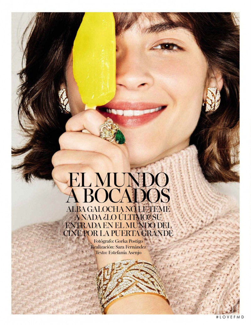 Alba Galocha featured in El Mundo A Bocados, September 2016