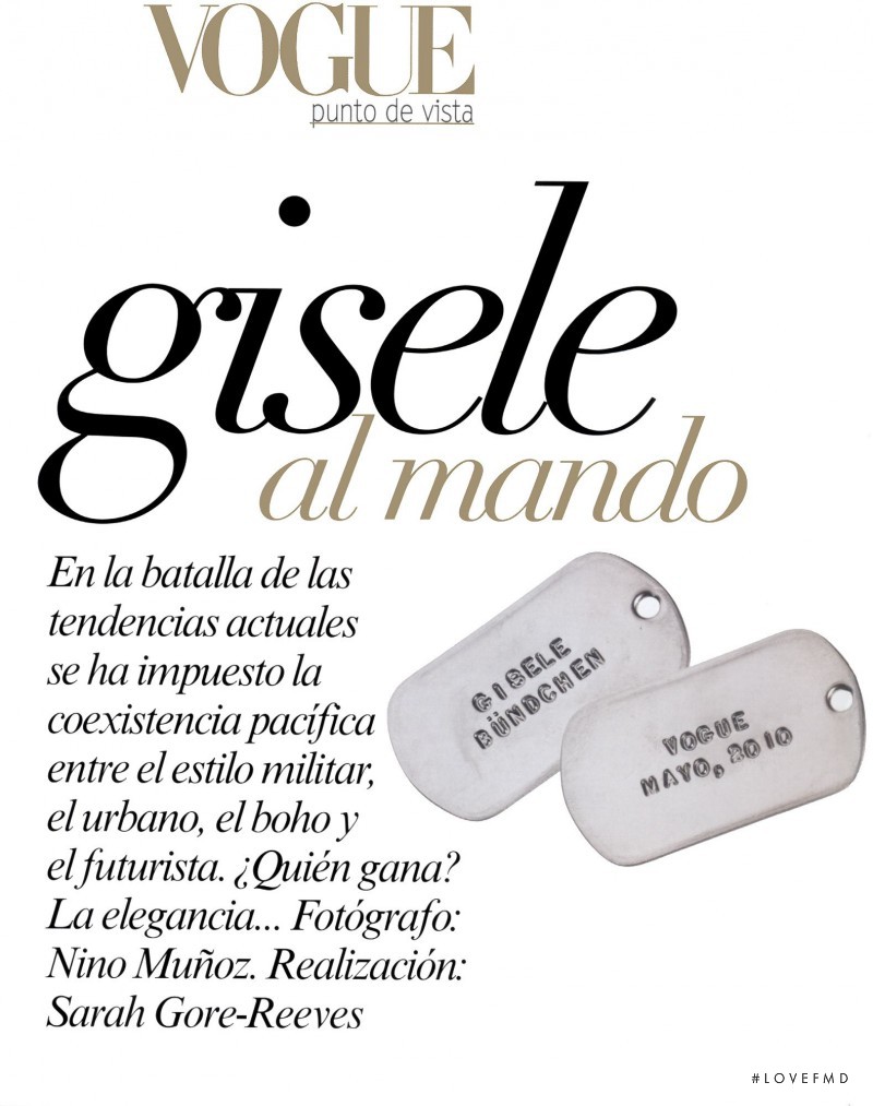 Gisele al mando, May 2010