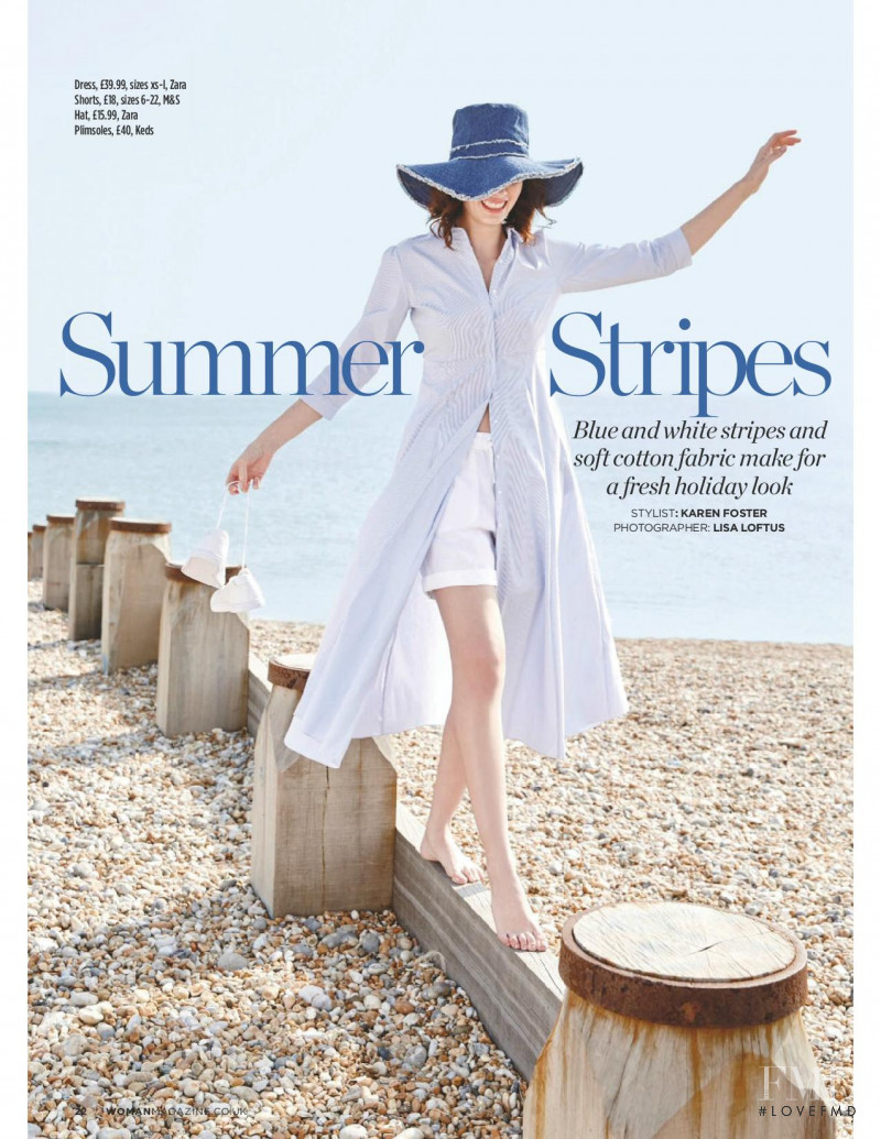 Carolina Ballesteros featured in Summer Stripes, July 2016