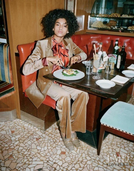 Imaan Hammam featured in Moment of the Month: Strongest Suit, August 2017